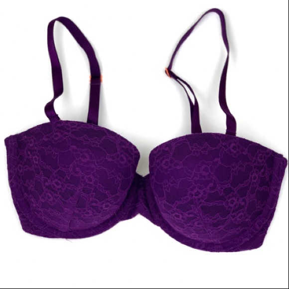 VS Multi-Way Purple Lace Bra NWOT - Picture 1 of 3